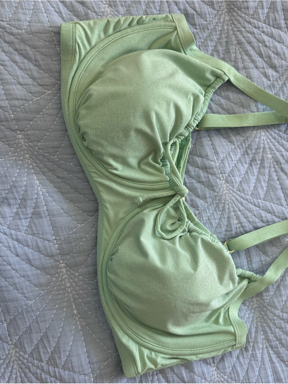 Wild Fable Light Green Women's swim top- Soft Support